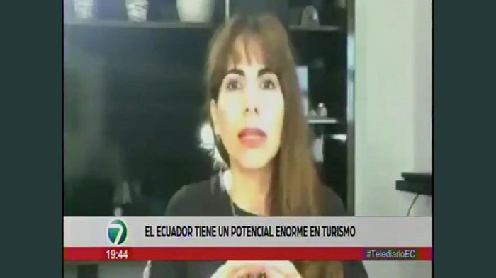 Solange Garcés Aguilar en EcuadorTV