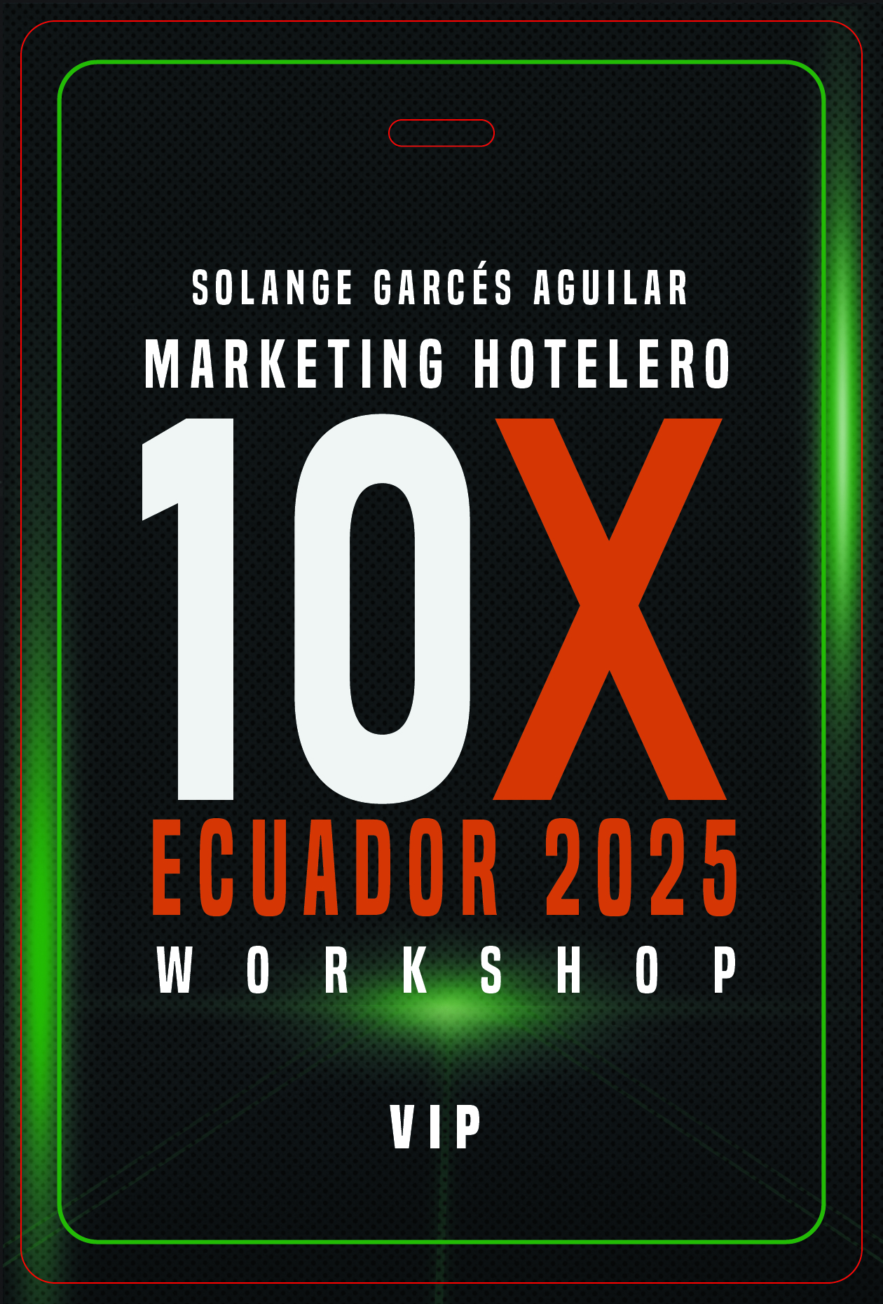 Workshop Marketing Hotelero 10X Ecuador 2025 VIP