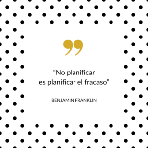 Cita de Benjamin Franklin sobre planificación estratégica aplicada al sector privado del turismo en Ecuador